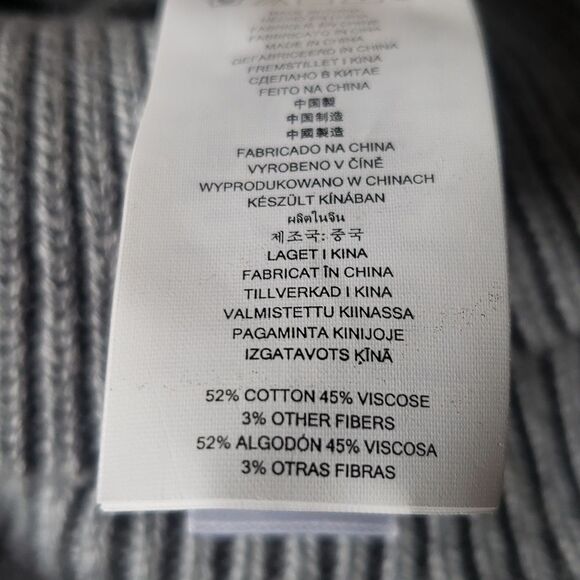 Michael Kors Women's Large Grey Turtleneck Poncho - Picture 13 of 13